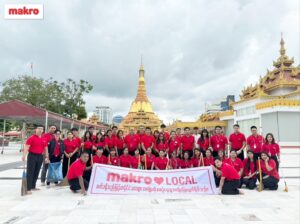 🧹✨ Giving back to the community one sweep at a time! Makro Myanmar family came together for a meaningful day of cleaning at Botahtaung pagoda. We’re grateful to help make the space clean and peaceful for everyone.🙏